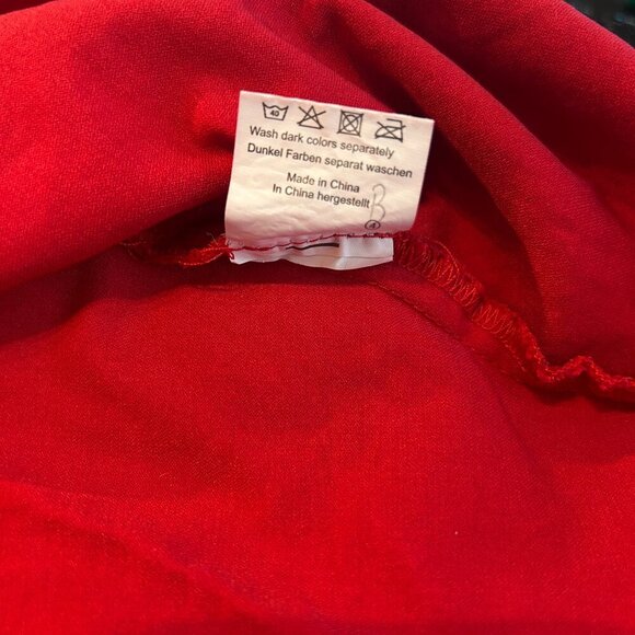 Grace Karin Red Fit & Flare Cocktail Dress Sz S Swing Sweetheart Flirty Twee - Picture 8 of 8